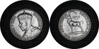 2 Shillings 1935 Zimbabwe Silver Coin Rhodesia # 4