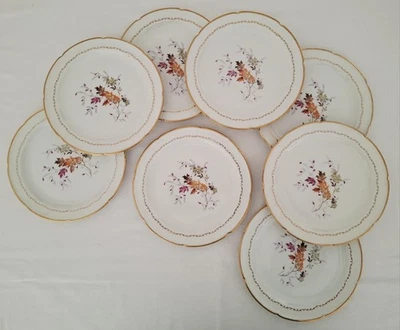 Assiettes Plates en Porcelaine Pâte et Émaux de Limoges C.G. Vierzon - Photo 1/4
