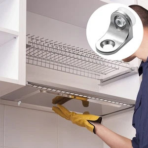  20 Stück Regalträgerhalter Heringe Montagestrebe Glaswinkel kleine Klammern - Bild 1 von 13