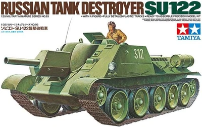 TAMIYA 1/35 Miniatura Militar No.93 DESTRUCTOR DE TANQUES RUSO SU-122 35093 J... - Imagen 1 de 3