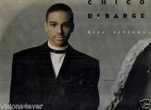 CHICO DeBARGE* KISS SERIOUS LP*EXCELLENT* 1987 * MOTOWN LABEL - Picture 1 of 1