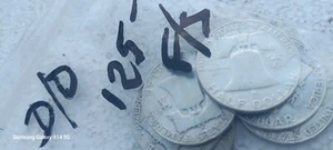 LOT 6 D / D FRANKLIN HALF DOLLARS -MIXED CONDITION / DATES - JUNK SILVER ERROR - Picture 1 of 7