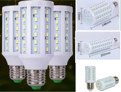 DC12V E27 Base Socket Screw LED Corn Light Lamp Bulb Outdoor Camp Home - Image 1 of 4