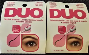 LOT OF 2 DUO Strip Lash Adhesive Extension Eyelash Glue False Lashes Dark Tone - Picture 1 of 9