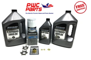 MERCURY Verado QUICKSILVER 135/150/175/200HP L4 -4 cyl Oil Change Kit w Prop Nut - Picture 1 of 1