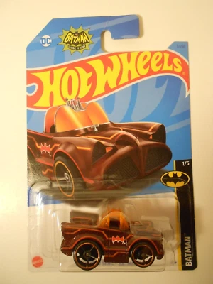 DC Comics BATMAN CLASSIC TV SERIES BATMOBILE Hot Wheels 2022 #1/5 - FREE S+H! - Image 1 of 3
