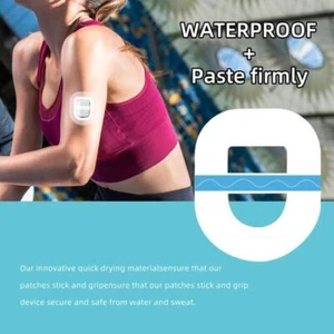 10 Stück Blutzuckermessung Sensor Aufkleber Wasserfest und strapazierfähig - Bild 1 von 8