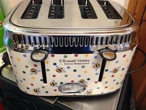 EMMA BRIDGEWATER TOASTER FOUR SLICE VERSION BY RUSSELL HOBBS - Picture 1 of 3