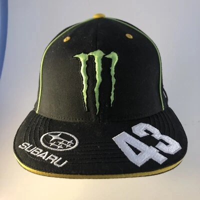 Vintage DC Shoes Monster Ken Block 43 Subaru Rally Car FlexFit Cap S/M - Image 1 of 4