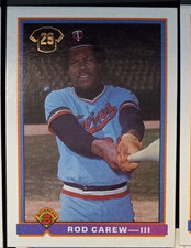 1991 BOWMAN ROD CAREW - III 29 FOIL CARD #3 MINNESOTA TWINS