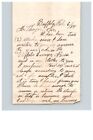 1884 Handwritten Letter Isaac S Dill Family Buffalo NY New York Genealogy