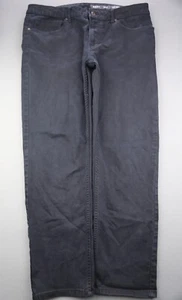 Pantalones de mezclilla para hombre DKNY sarga calce ajustado elásticos oscuros 5 bolsillos talla 36x30 (Sr 37x28) - Imagen 1 de 7