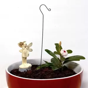 (10) Miniature Blank Shepherd Hooks for Fairy Garden or Dollhouse Decoration - Picture 1 of 3