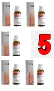 5xDr. Reckeweg R64 Drops 22ml | Kidney Function & Urinary Balance Support - Picture 1 of 5
