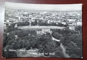 CARTOLINA MILANO ARENA EX STADIO PANORAMICA FT GRANDE NON VIAGGIATA - Foto 1 di 1