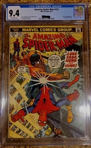 The Amazing Spider-Man #123 CGC 9.4 Marvel Comic 1973 Luke Cage , Spiderman - Picture 1 of 3