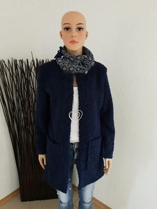 ITALY CARDIGAN/ Mantel Gr.36-40 dunkelblau TOP TREND - Bild 1 von 8