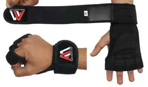 GEWICHTHEBEN LEDER HANDSCHUHE GYM FITNESS CROSSFIT TRAINING BODYBUILDING WORKOUT - Bild 1 von 10