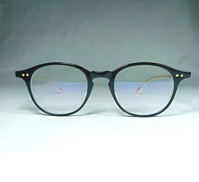 Dita, gafas de lujo, marcos, ovalados, panto, fresno, chapado en oro, vintage Foto 1 de 4