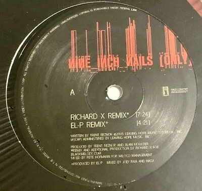Sealed Nine Inch Nails Only EL-P Richard X Remixes 12" Vinyl 2005 Nothing - Image 1 of 4