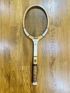Vintage Wilson Chris Evert Personal Wooden Speed Fibre Face Racket - Picture 1 of 11