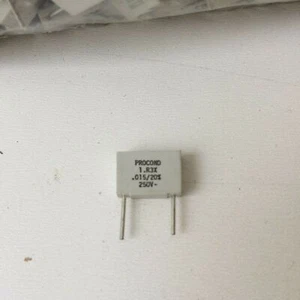 LOT 400 STÜCK POLYESTER KONDENSATOREN 15 KPF 250 V .015/20% PROCOND 12x9x4 mm - Bild 1 von 2
