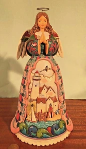 Jim Shore Heartwood Creek ¡Grande! Figura de ángel faro Enesco RARA - Imagen 1 de 9