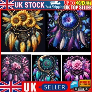5D DIY Full Round Drill Diamond Painting Dream Catcher Kit Home Decor Art Craft - Picture 1 of 27