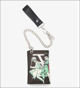 Hunter X Hunter Group Trifold Chain Wallet New Bioworld - Picture 1 of 2