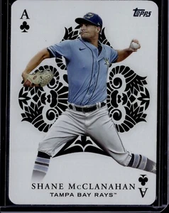 2023 Topps Series 1 SHANE MCCLANAHAN All Aces Refractor #AA-12 Tampa Bay Rays - Picture 1 of 2
