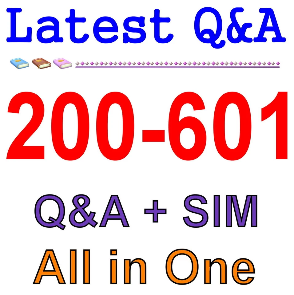 Cisco Best Practice Material For 200-601 Exam Q&A+SIM - Image 1 of 1