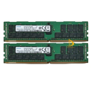 For Samsung 2x 16GB 2RX4 PC4-2400T DDR4 19200Mhz Desktop Memory RAM ECC Server" - Picture 1 of 7
