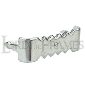 No Nail Easy Sawtooth Picture Hanger 24mm Self Fix Zinc ZP Canvas Frame Hanging - Picture 1 of 2
