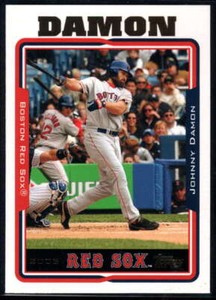 2005 Topps #5 Johnny Damon Red Sox NM-MT ID:45042
