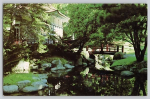 Postcard Canandaigua New York Japanese Garden at Sonnenberg Gardens & Mansion - Picture 1 of 3
