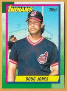 Doug Jones Cleveland Indians #75 - Topps casi nuevo-como nuevo 1990 - Imagen 1 de 2
