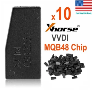 10Pcs Xhorse VVDI MQB48 XT1M Transponder Chip For Fiat Audi MQB Car Key Chip USA - Picture 1 of 6