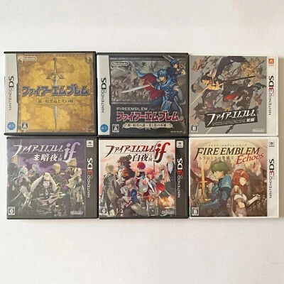 Nintendo DS 3DS Fire Emblem Set Lot of 6 Simulation Role Playing Game Japan JP - Image 1 of 4