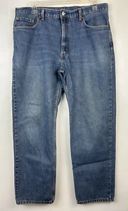 Levis 550 Jeans Mens 38 x 32 Vtg Blue Denim Actual 38 x 30.5 Flaw Read - Picture 1 of 13