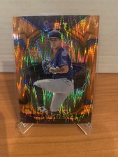 2023 Panini Select Baseball Orange Flash Prizm Concourse Card - #6 Bobby Miller 