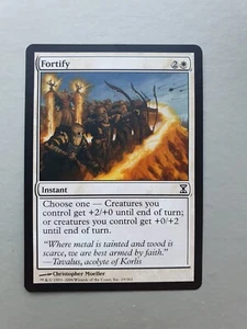 Fortify , MTG Time Spiral (2006), Common White Instant NM - Picture 1 of 2