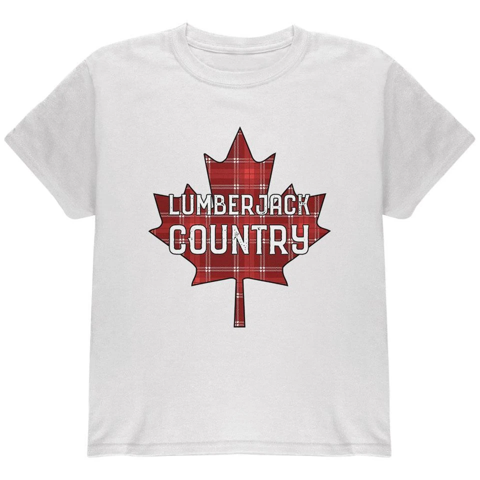 Camiseta juvenil Canada Day Lumberjack Country a cuadros Foto 1 de 1