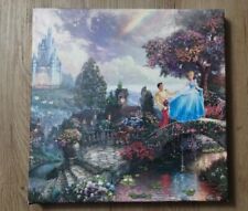 Thomas Kinkade Disney Cinderella 14" x 14" Wrapped Canvas “Once Upon A Dream”