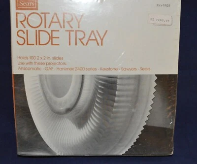 SEARS ROTARY SLIDE TRAY 9902 NEW IN PLASTIC - Image 1 of 4