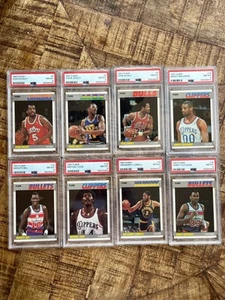 1987 Fleer Basketball 22 Card Lot All Psa 8  - Picture 1 of 3