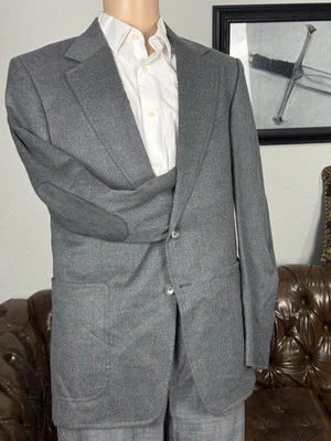 Abrigo deportivo Tom Ford nuevo con etiquetas 100 % cachemir para hombre gris franela 54IT/44 EE. UU. caza tweed Foto 1 de 4