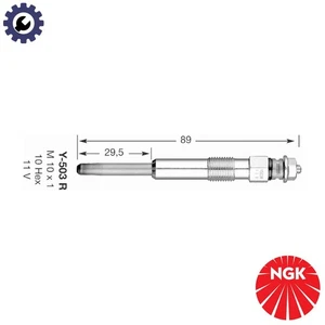 4x GLOW PLUG 9974 FOR HYUNDAI TERRACAN SATELLITE/Bus STAREX/Van/H-1 H150 H100 - Picture 1 of 12