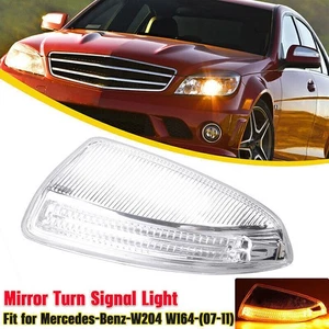 For Mercedes W204 C250 C300 C350 Door Side Mirror LED Turn Signal Light Left - Picture 1 of 8