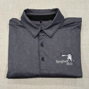 Nike Golf Tour Performance Dri-Fit Men's Spyglass Hill Grey Camo Small Golf Polo - Picture 1 of 10