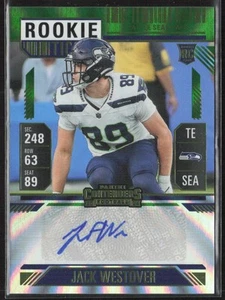 2024 Contenders Football #203 Jack Westover Rookie Ticket Auto Green RC Auto - Picture 1 of 2